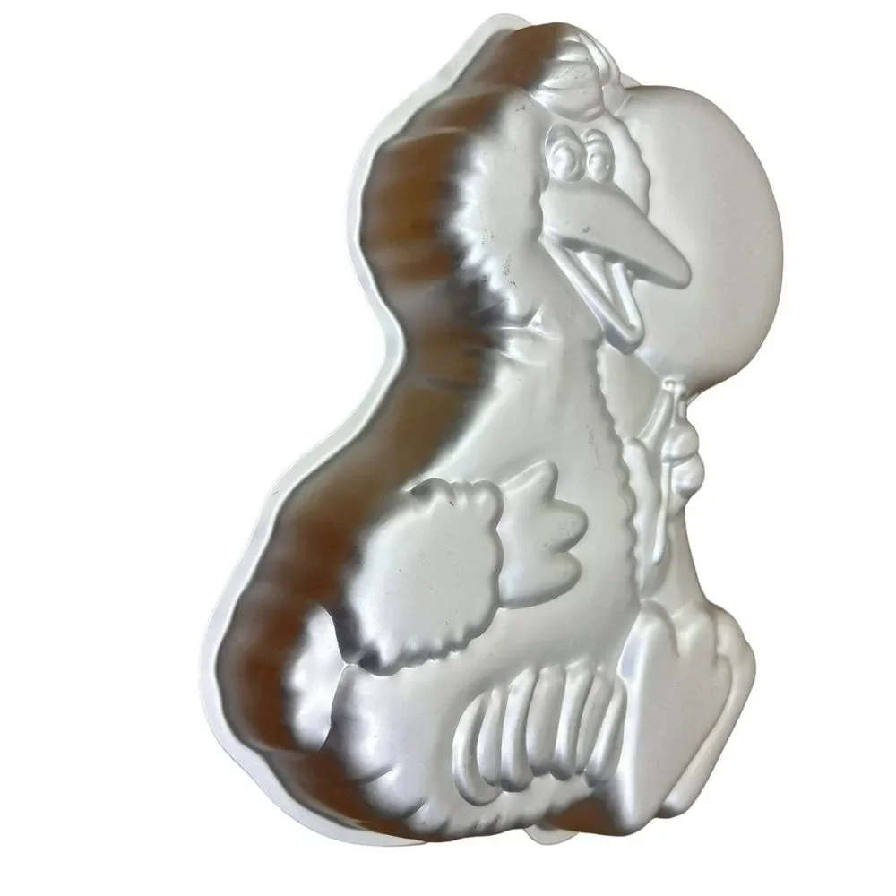 Vintage 1983 Wilton Big Bird Cake Pan Sesame Street Baking Tin Mold Birthday Par